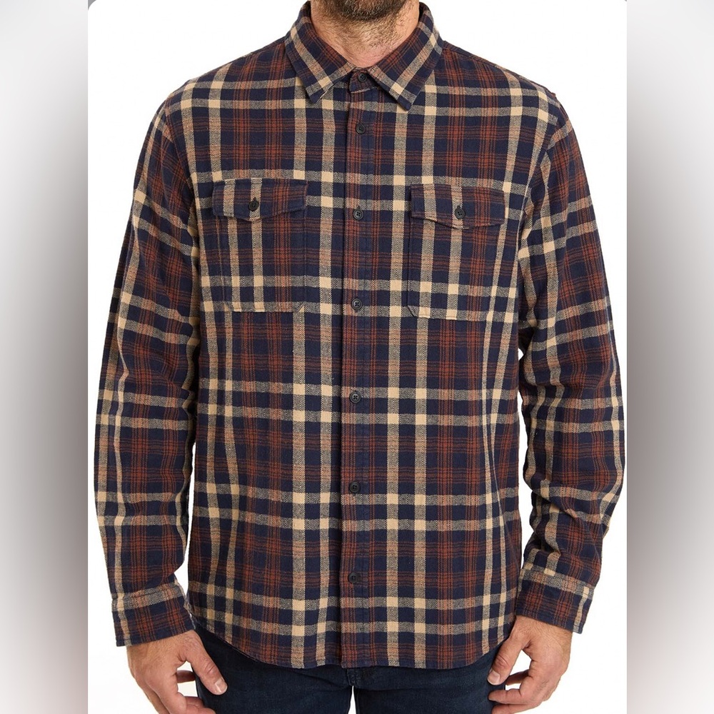Slate & Stone Thick Dual Pocket Flannel Shirt Jacket NWT